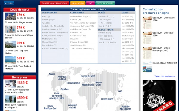 CIC : le site Un Océan de Croisières fait peau neuve