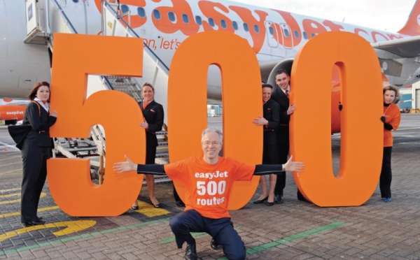 easyjet célèbre ses 500 routes en Europe