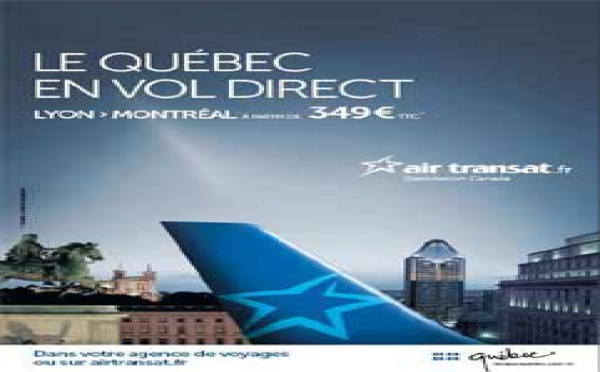 Air Transat s'affiche en France