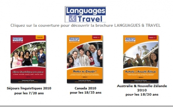 Brochuresenligne.com : Languages &amp; Travel édite 3 brochures 2010