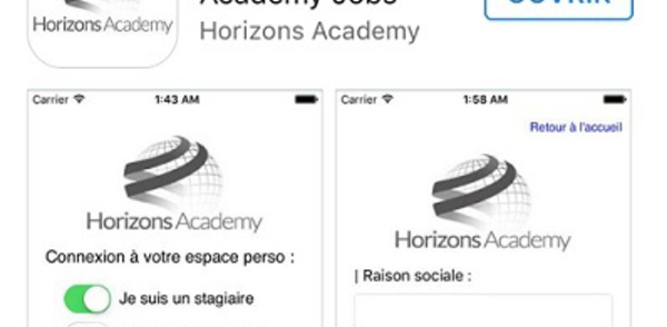 Recherche d'emploi : Horizons Academy lance son appli mobile