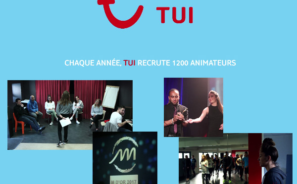 TUI France recrute et forme 1200 animateurs chaque année