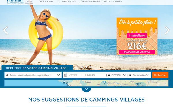 Homair Vacances : "50% de notre fréquentation provient des supports mobiles"