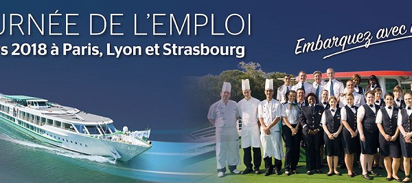 CroisiEurope recrute son personnel à Paris, Lyon et Strasbourg