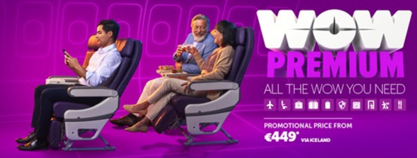 WOW air lance un tarif premium pour les voyageurs affaires