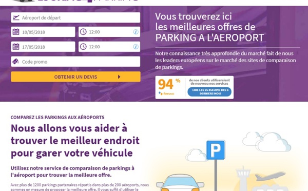 Looking4.com compare les tarifs de 140 parkings d'aéroport en France