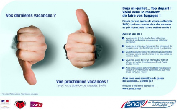 Le SNAV dévoile le visuel de sa campagne