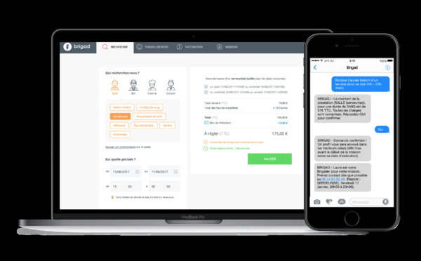Hôtellerie-Restauration : Brigad, l’appli qui permet de recruter des extras par SMS