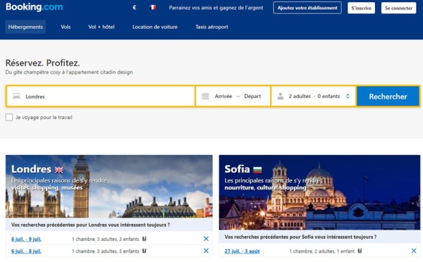 Sabre intègre l’offre de Booking.com à sa plateforme