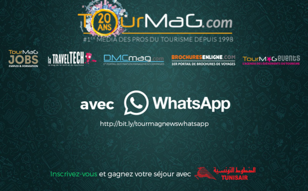 Nouveau : TourMaG.com lance sa newsletter aussi sur WhatsApp !
