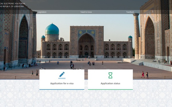 Ouzbékistan: le visa électronique sera accessible le 15 juillet 2018