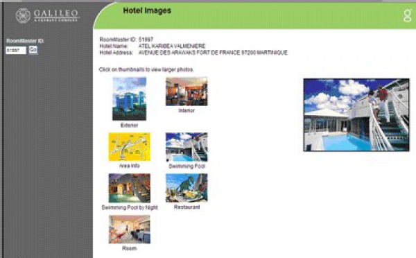 Galileo Hôtel Images : photothèque d'hôtels pour les agences de voyages