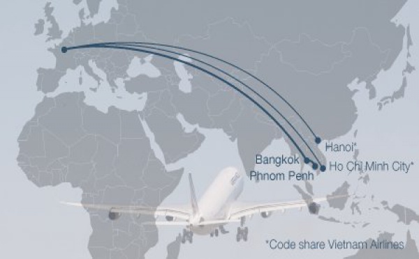Air France : nouveau vol entre Paris-CDG et Phnom Penh en mars 2011