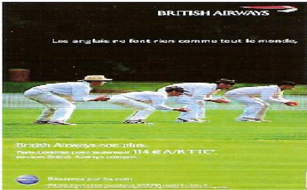 British Airways ne fait rien comme tout le monde