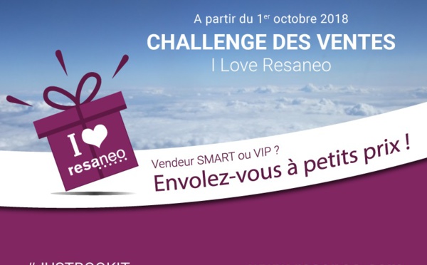 RESANEO poursuit son opération challenge des ventes "I love Resaneo" 