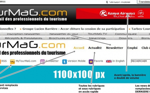 Nouvelle maquette : TourMaG.com se refait une beauté ce lundi 7 mars
