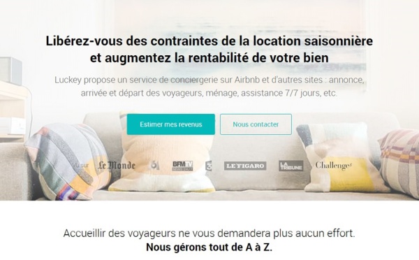 Airbnb rachète la start-up Luckey