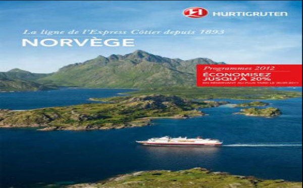 Hurtigruten fait paraître une brochure Norvège en avant-première