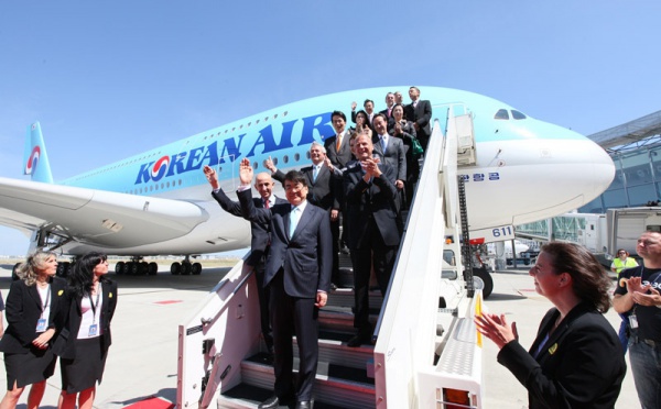 Korean Air a pris livraison de son 1er A380