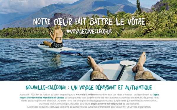 Le site de Nouvelle-Calédonie Tourisme fait peau neuve