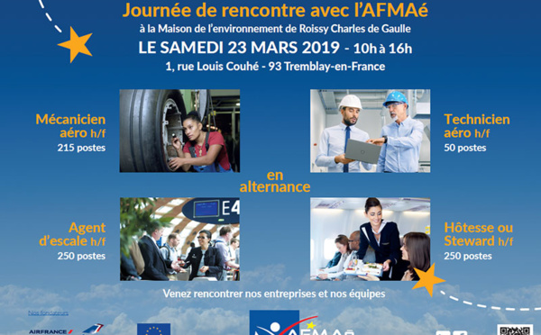 L'AFMAé - CFA des Métiers de l'Aérien organise une journée de rencontre et d'information