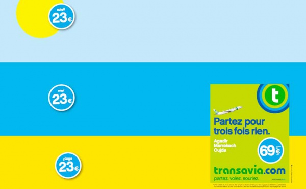 Transavia lance une nouvelle campagne publicitaire