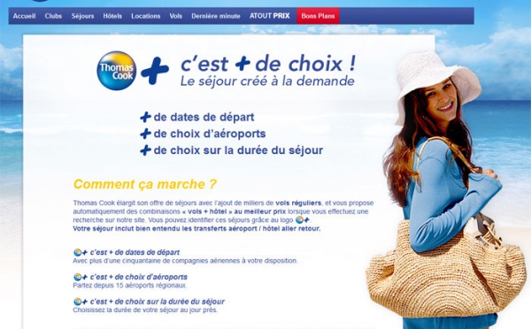 Thomas Cook déploie le package dynamique « Thomas Cook + »