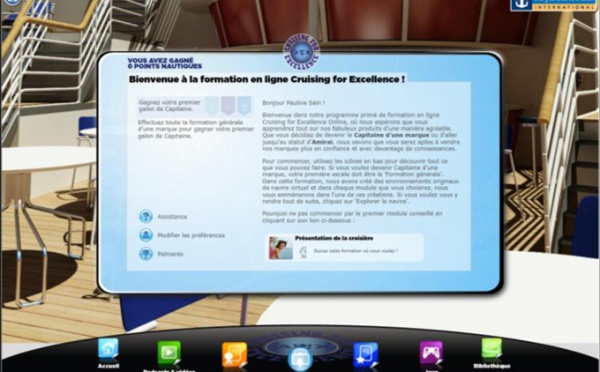 Royal Caribbean propose un module de formation en ligne