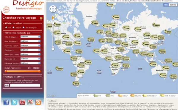 Opodo lance son moteur de recherche de voyages