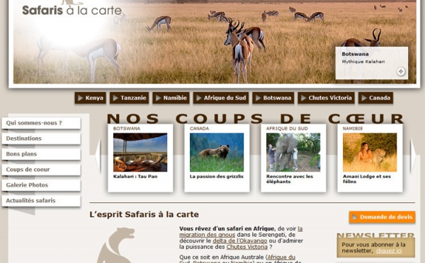 Odyssée lance une marque dédiée aux safaris