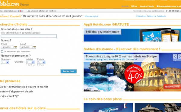 Hotels.com déçu par la condamnation d’Expédia, sa maison-mère