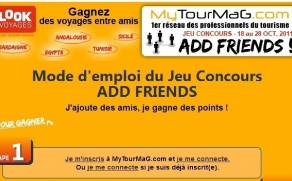 MyTourMaG.com : les heureux gagnants du Jeu ADD FRIENDS sont...