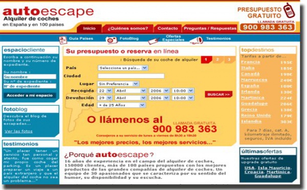 Auto Escape s’implante en Espagne