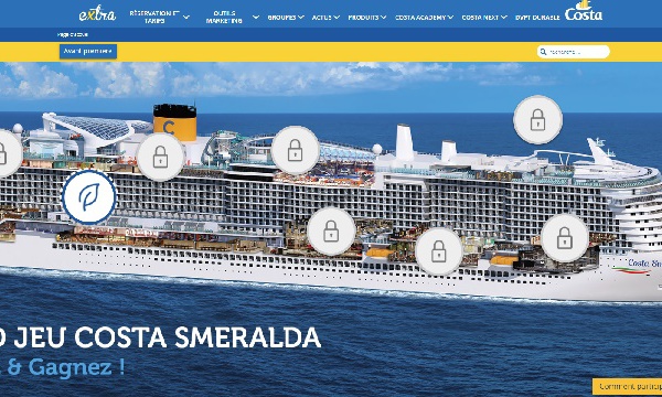 Costa Croisières fait gagner des croisières sur le Costa Smeralda aux agents de voyages