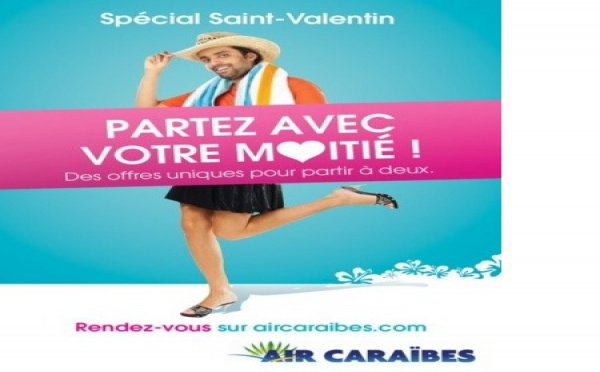 Air Caraïbes : des billets en promo pour la Saint-Valentin