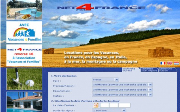 Net4france.com partenaire de l’association Vacances &amp; Familles