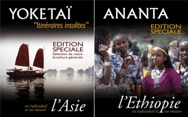 Brochures Ateliers du Voyages : 2 éditions spéciales en Asie et Ethiopie