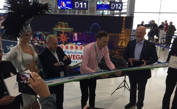 Level a inauguré sa liaison entre Paris et Las Vegas