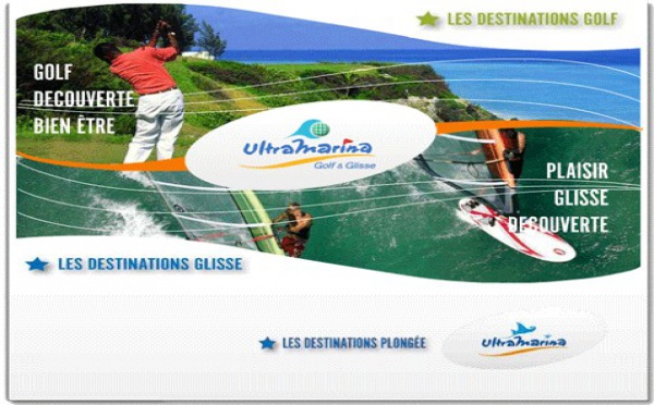 Internet : Ultramarina lance Golf and Glisse®