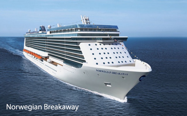 Norwegian Cruise Line : le BreakAway prendra le large en avril 2013