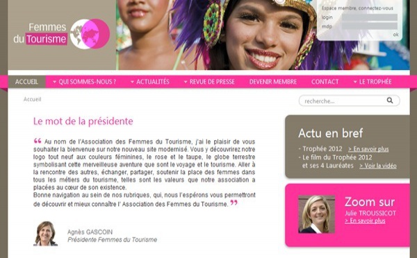 Femmes du Tourisme : nouvelle charte graphique, nouveau site internet, nouvelles ambitions...
