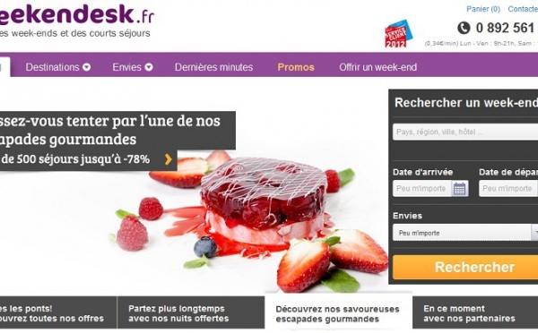 Weekendesk : le site Internet change de peau