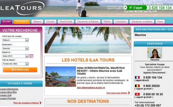 Iléa Tours : un nouveau site et une nouvelle brochure