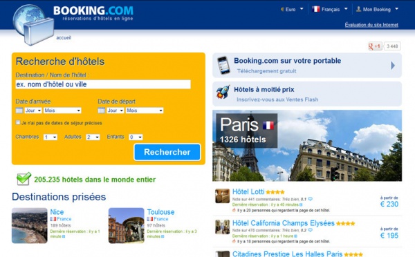 Booking.com : 200 postes à pourvoir en France pour 2012