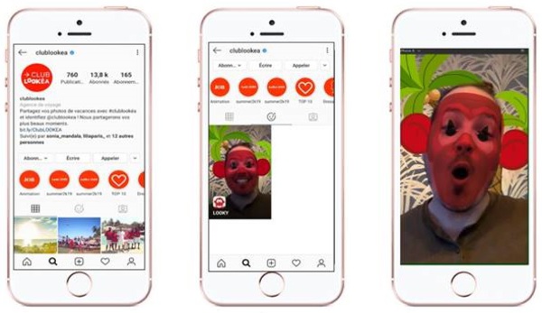 TUI France lance ses propres filtres Instagram