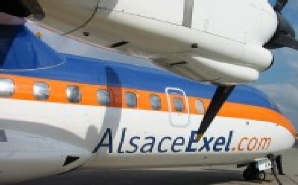 AlsaceExel : 1er vol Montpellier-Strasbourg