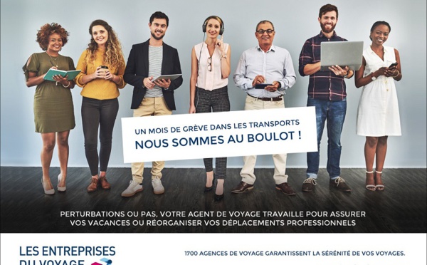 Grève des transports : les EDV communiquent sur le rôle de l'agent de voyages