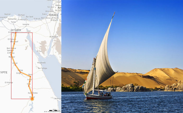 La Croisière Longue : descente du Nil du Caire à Assouan en bateau de croisière 5*, la nouvelle offre exclusive du spécialiste n°1 de l'Egypte