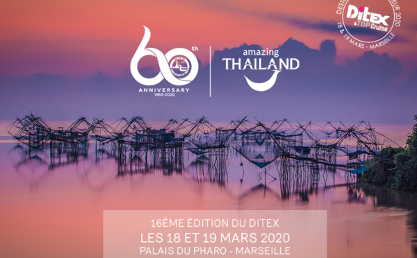 L'Office National du Tourisme de Thaïlande et Thai Airways International fêteront leur 60ème anniversaire à l'occasion du DITEX 2020