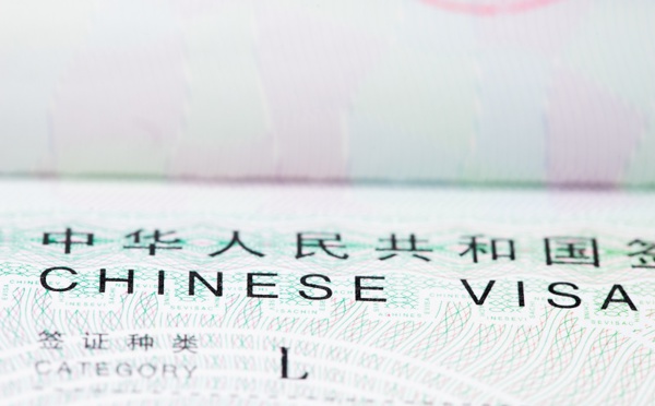 Chine : la validité du visa prolongée